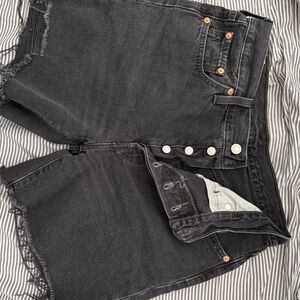 Levi’s 501 Black Denim Shorts
